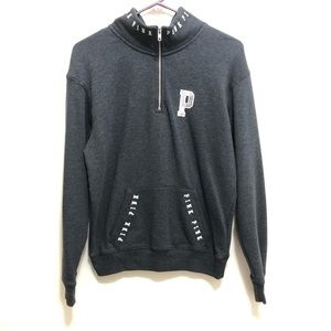 VS PINK Bling Quarter Zip XS